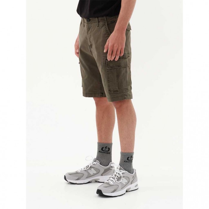 EMERSON MENS CARGO SHORTS OLIVE