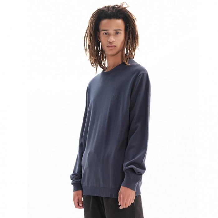 BASEHIT MENS KNIT D BLUE