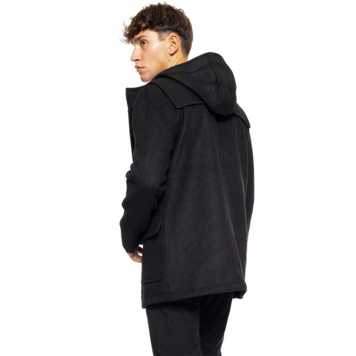 BISTON MAN MONTGOMERI COAT BLACK