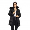 BISTON WOMAN LONG JACKET BLACK