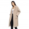 BISTON WOMAN COAT BEIGE