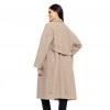 BISTON WOMAN COAT BEIGE