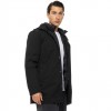 BISTON MAN LONG JACKET BLACK