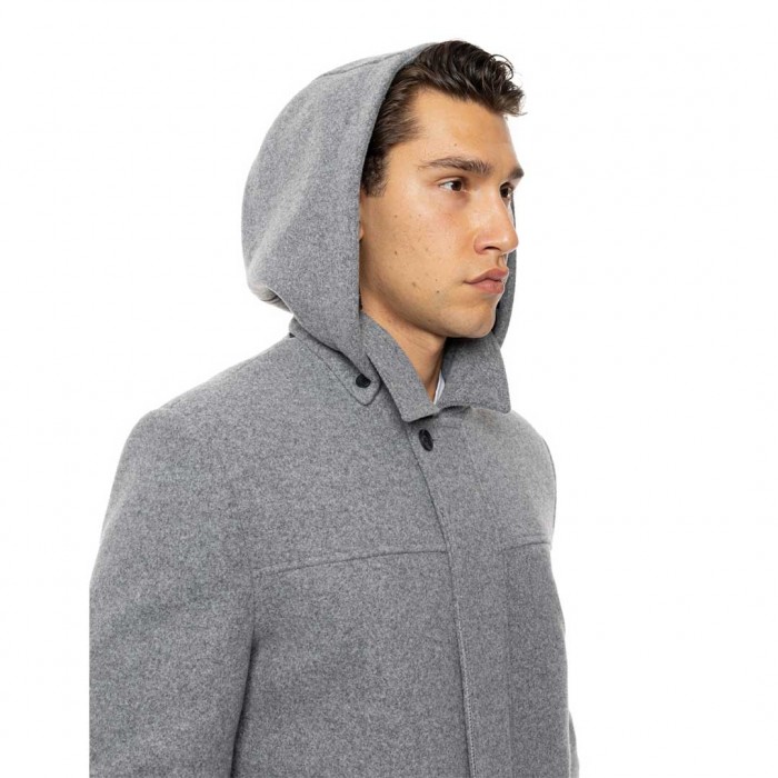 BISTON MAN COAT JACKET LIGHT GREY