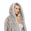 BISTON WOMAN FAUX JACKET GREY BISTON WOMAN FAUX JACKET GREY