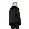 BISTON WOMAN SHORT JACKET BLACK BISTON WOMAN SHORT JACKET BLACK