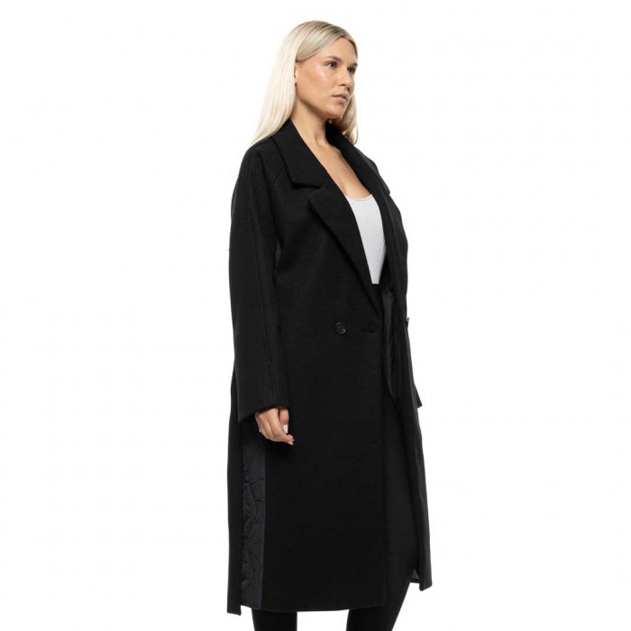 BISTON WOMAN LONG COAT BLACK