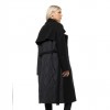 BISTON WOMAN LONG COAT BLACK