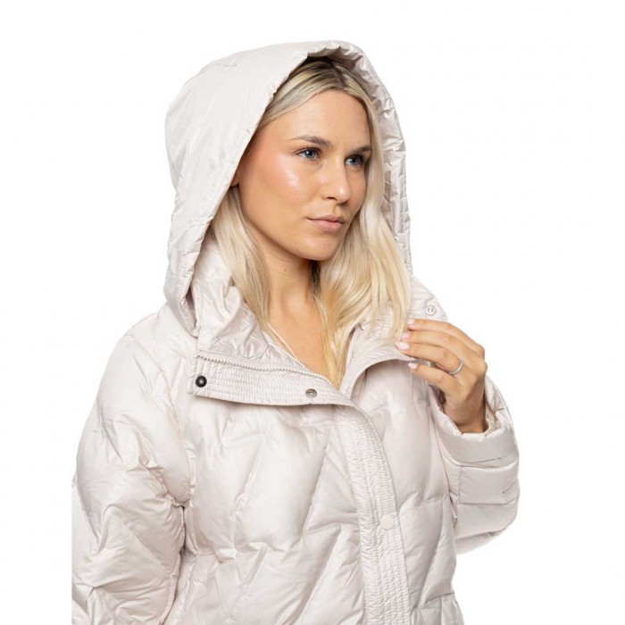 BISTON WOMAN LONG JACKET ECRU