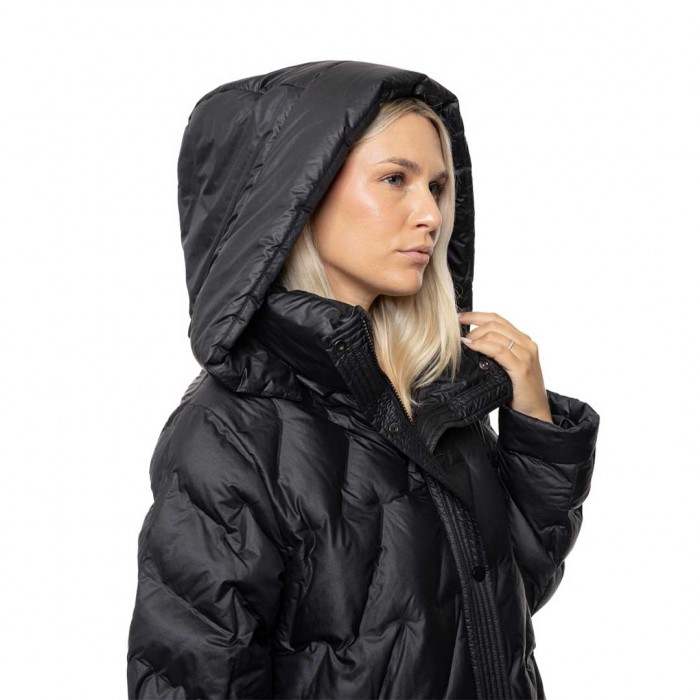 BISTON WOMAN LONG JACKET BLACK