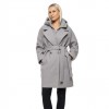 BISTON WOMAN COAT LIGHT GREY