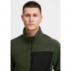 BLEND MAN FLEECE ZIP GREEN