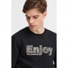 BLEND MAN SWEATSHIRT ENJOY BLACK