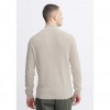 BLEND BHCODFORD HALFZIP KNIT NOOS BEIGE