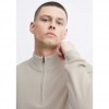 BLEND BHCODFORD HALFZIP KNIT NOOS BEIGE