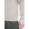 BLEND BHCODFORD HALFZIP KNIT NOOS BEIGE