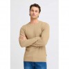 BLEND MAN KNITTED PULLOVER BEIGE