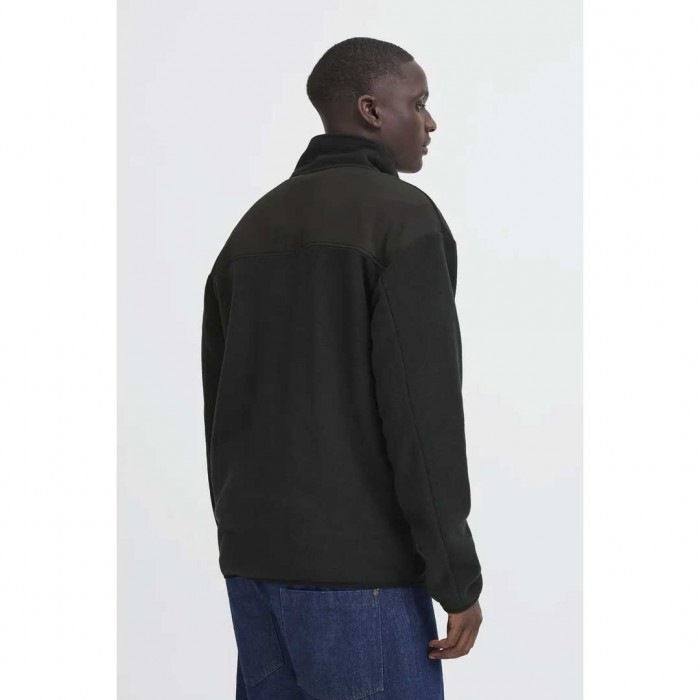 BLEND MAN FLEECE ZIP BLACK