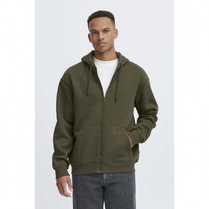BLEND MAN ZIPHOOD GREEN