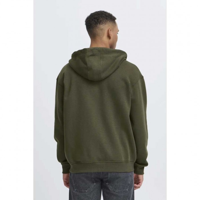 BLEND MAN ZIPHOOD GREEN