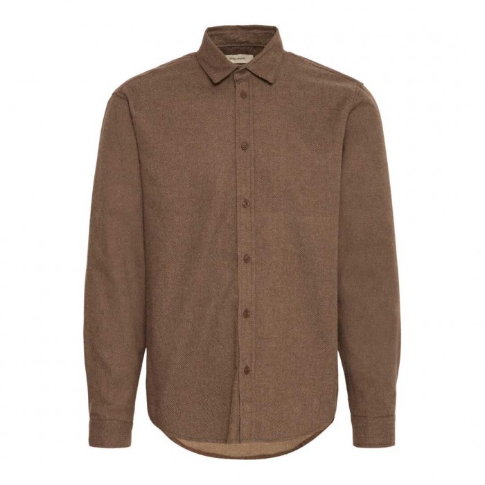 BLEND MAN SHIRT BROWN