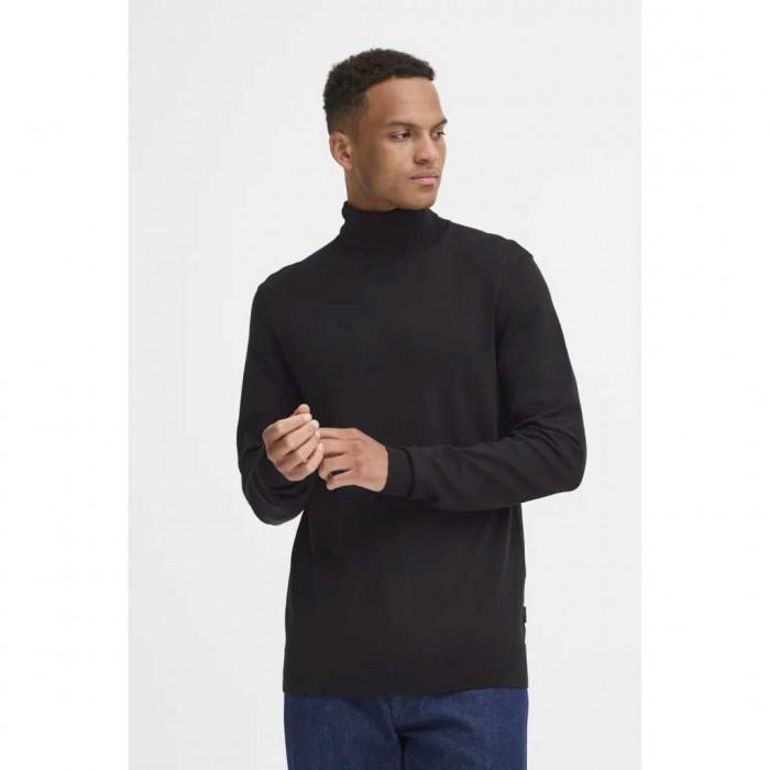 BLEND MAN KNITTED PULLOVER BLACK