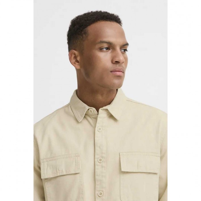 BLEND MAN OVERSHIRT ECRU