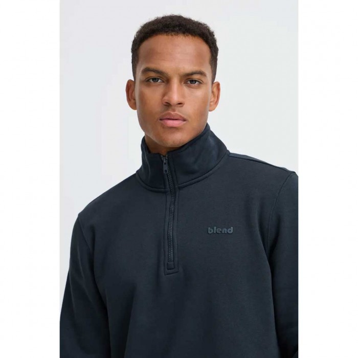 BLEND MAN ZIP HOOD BLUE