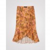 DESIGUAL Tropical flounce skirt ORANGE