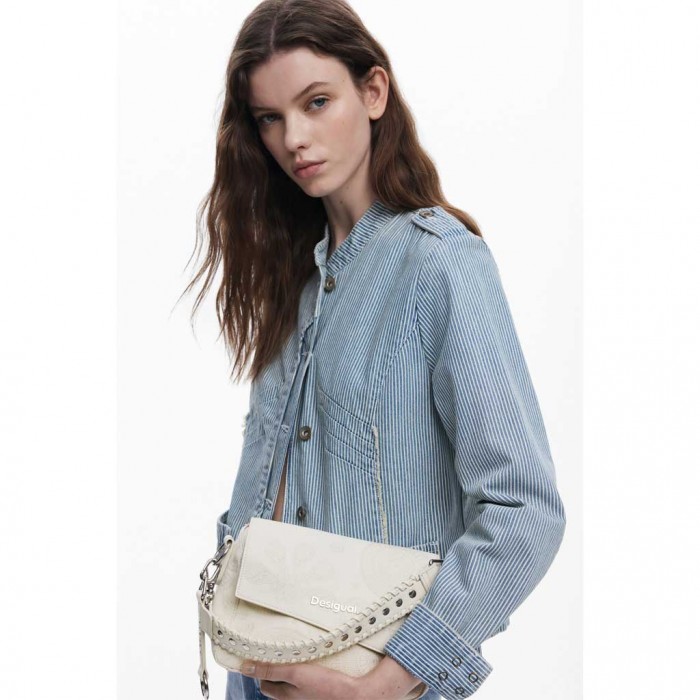 DESIGUAL WOMAN BAG PHUCKET MINI ECRU