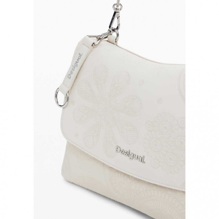 DESIGUAL WOMAN BAG DEJAVU ECRU