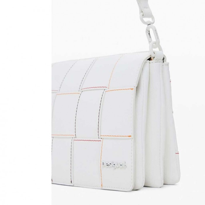 DESIGUAL WOMAN BAG BLANCO WHITE