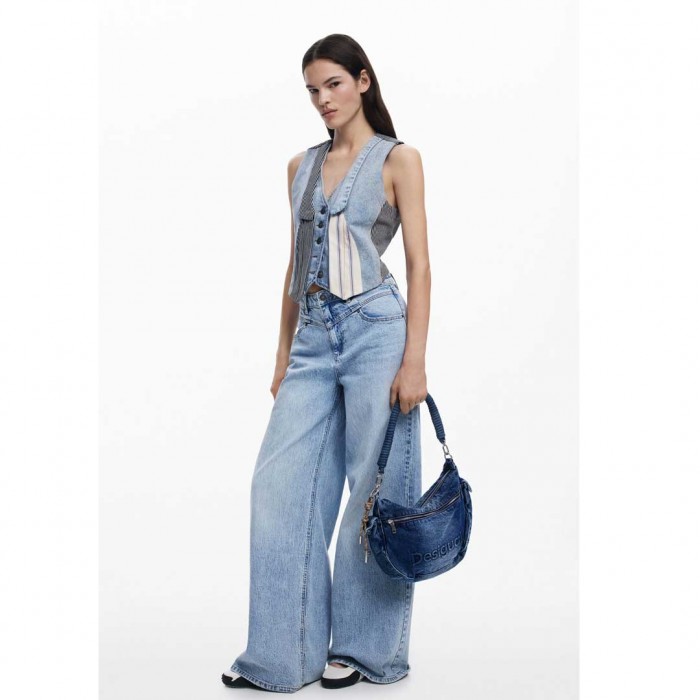 DESIGUAL WOMAN JEAN SMALL BAG BLUE
