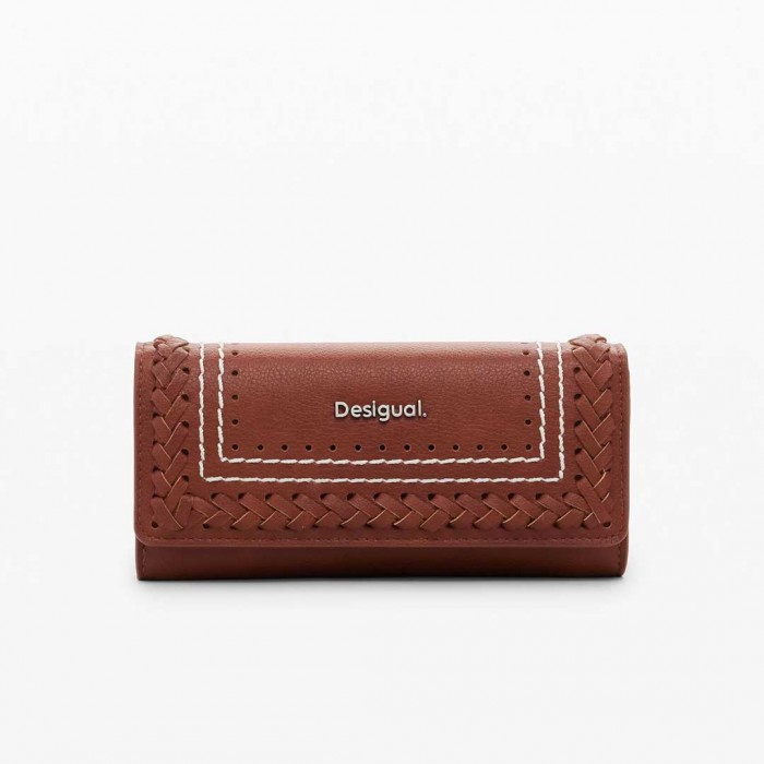DESIGUAL WOMAN BIG WALLET BROWN