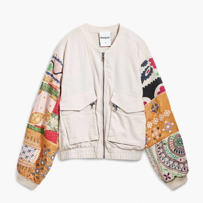 DESIGUAL WOMAN JACKET BEIGE