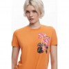 DESIGUAL WOMAN T SHIRT ORANGE DESIGUAL WOMAN T SHIRT ORANGE
