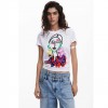 DESIGUAL WOMAN T SHIRT WHITE 1 DESIGUAL WOMAN T SHIRT WHITE 1