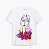 DESIGUAL WOMAN T SHIRT WHITE 1 DESIGUAL WOMAN T SHIRT WHITE 1