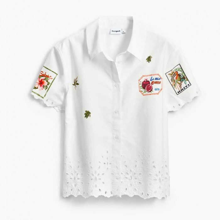 DESIGUAL WOMAN SHIRT WHITE