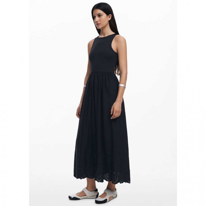 DESIGUAL WOMAN MAXI DRESS BLACK