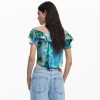 DESIGUAL WOMAN T SHIRT BLUE DESIGUAL WOMAN T SHIRT BLUE