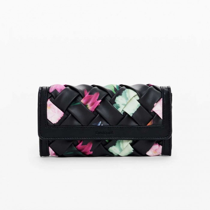 DESIGUAL WOMAN BIG WALLET BLACK 1