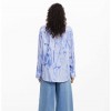 DESIGUAL WOMAN SHIRT WHITE/BLUE DESIGUAL WOMAN SHIRT WHITE/BLUE