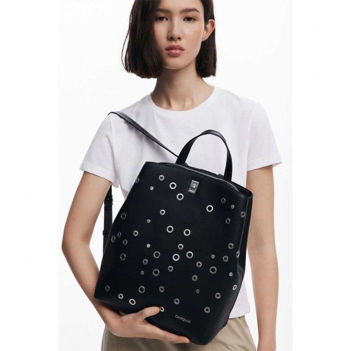 DESIGUAL WOMAN BACKPACK BLACK 2