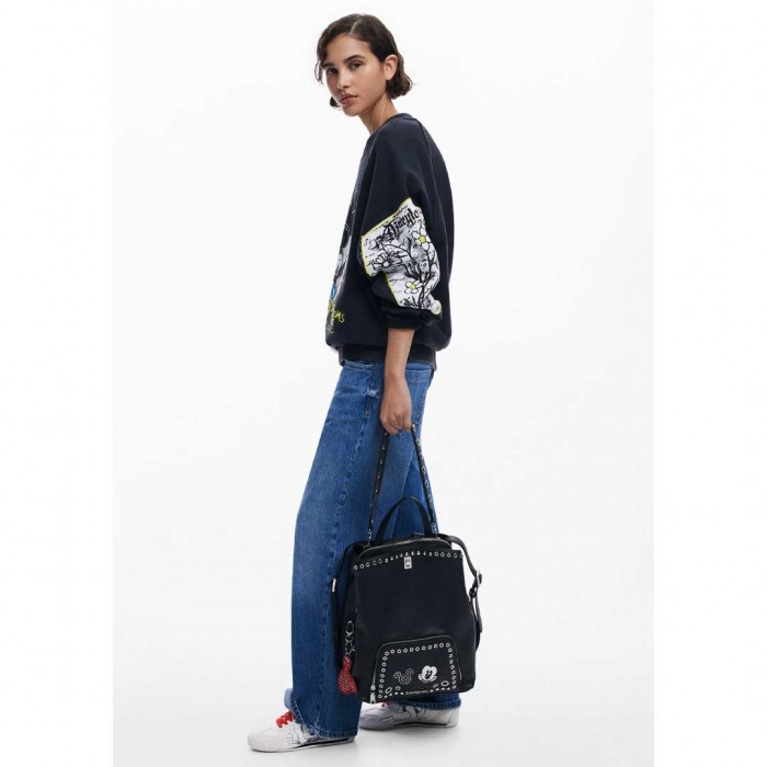 DESIGUAL WOMAN BACKPACK MICKEY BLACK