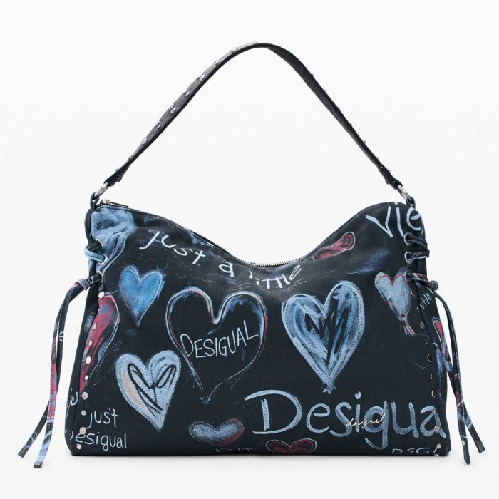 DESIGUAL Large graffiti bag MULTICOLOR