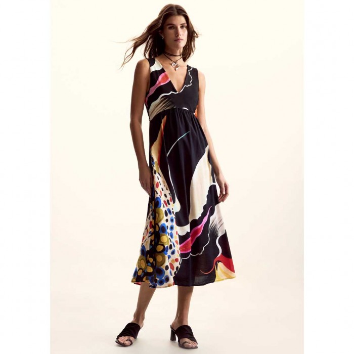 DESIGUAL Dress Designed By mr. christian lacroix BLACK