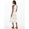 DESIGUAL Embroidered halter dress WHITE DESIGUAL Embroidered halter dress WHITE
