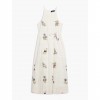 DESIGUAL Embroidered halter dress WHITE DESIGUAL Embroidered halter dress WHITE