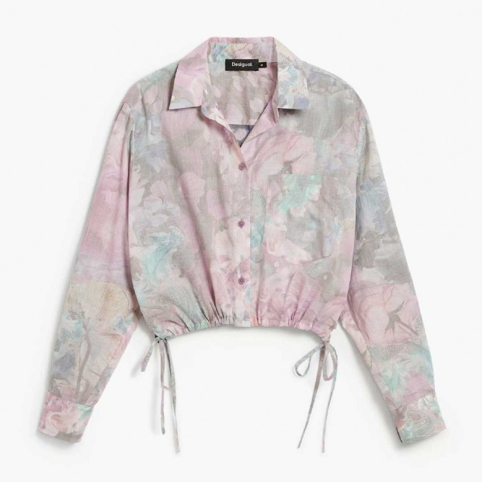 DESIGUAL Shirt With Ties Designed By Mr. Christian Lacroix MULTI